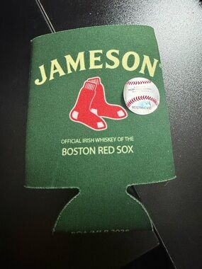 Boston Red Sox Green Can Cooler Koozie